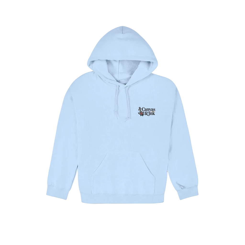 Light Blue front flat lay