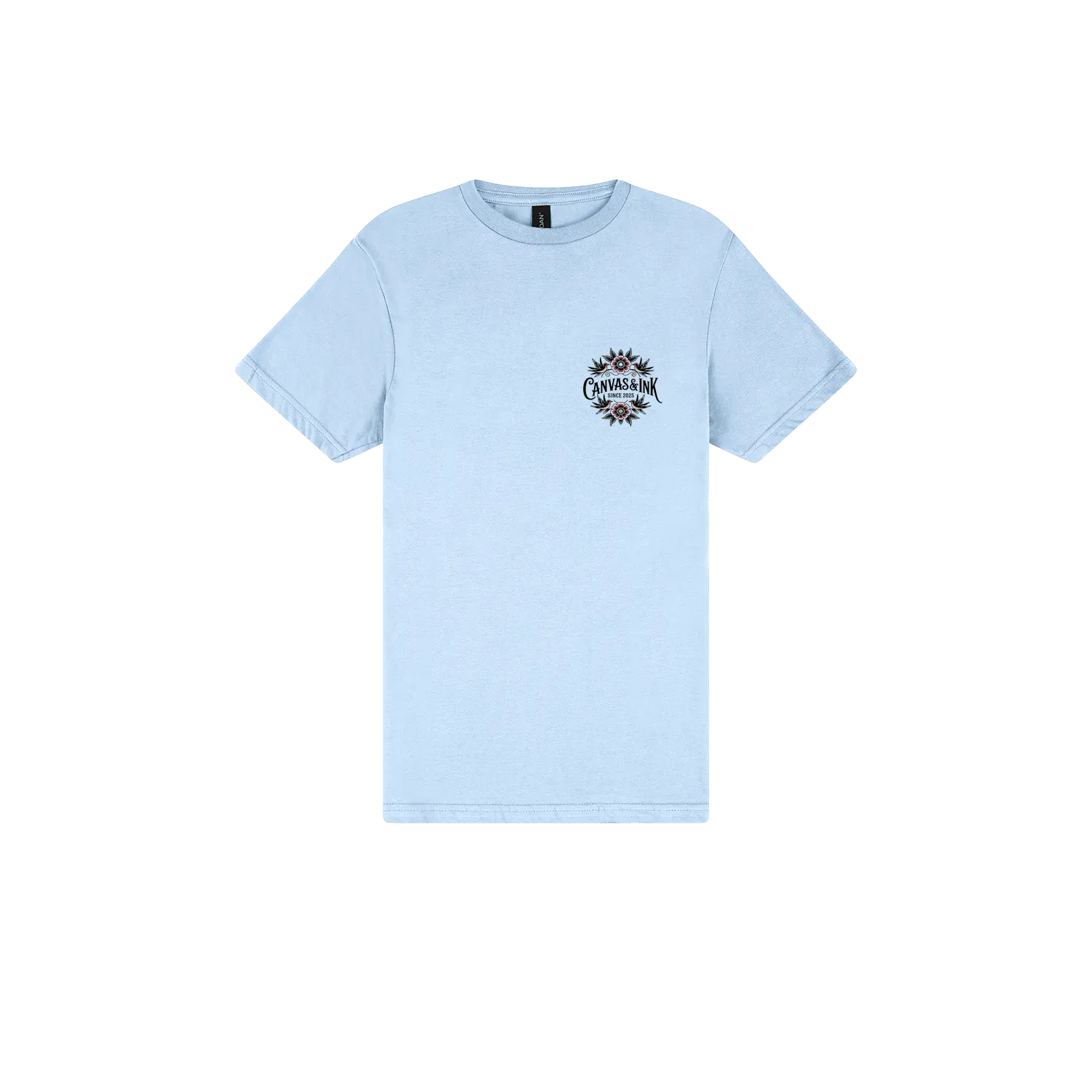 Light Blue front flat lay