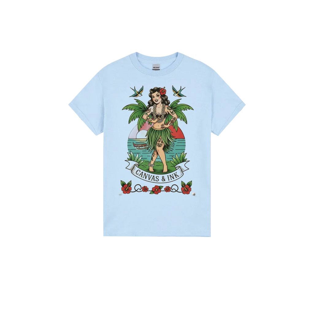 Light Blue front flat lay