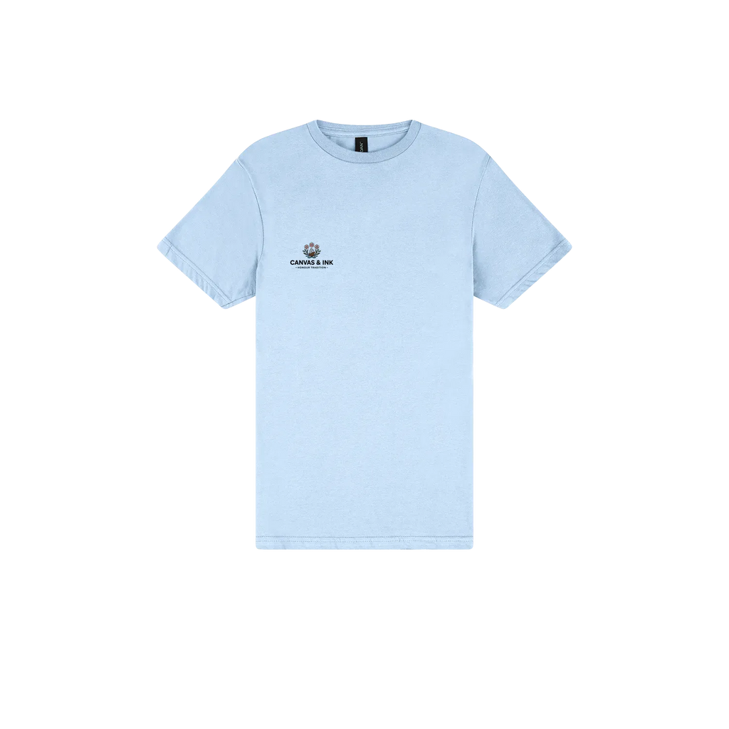 Light Blue front flat lay