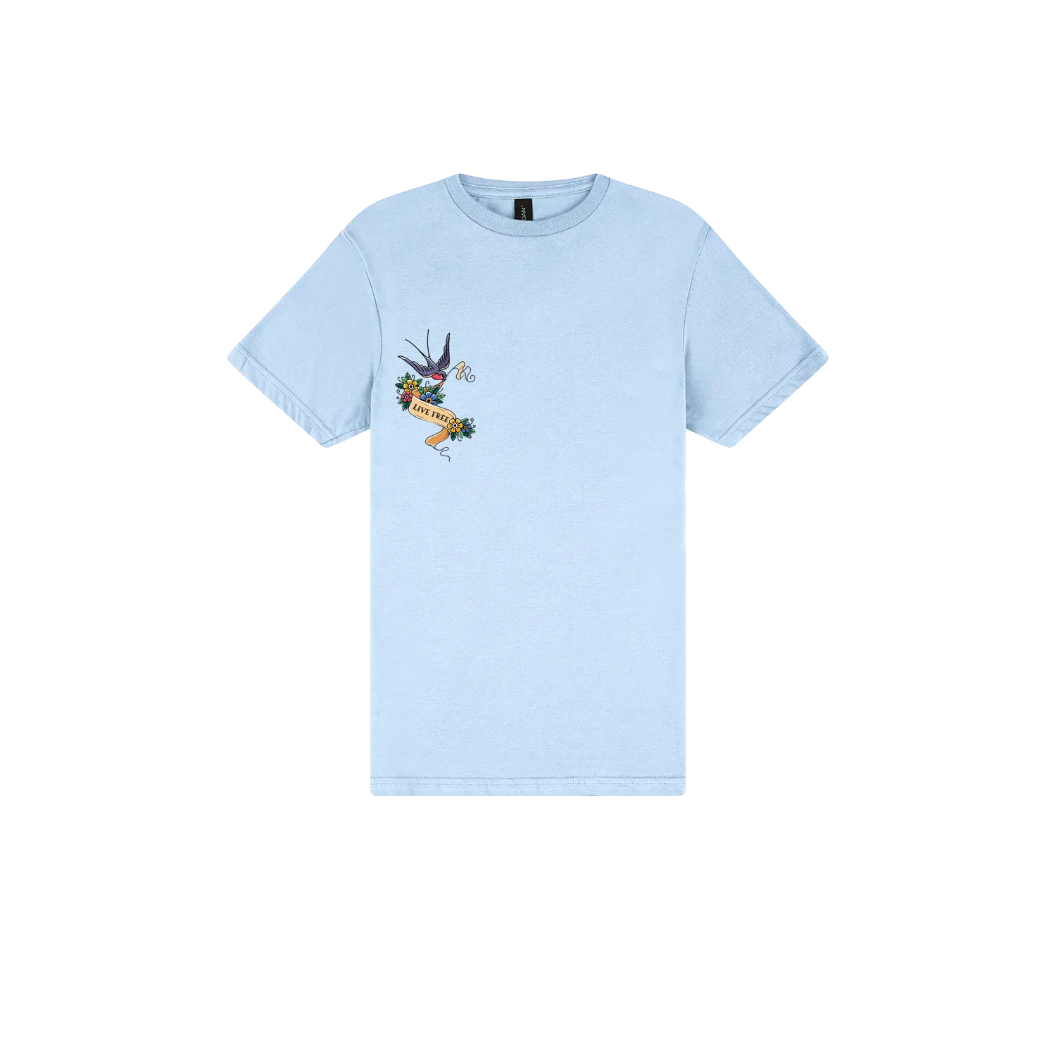 Light Blue front flat lay