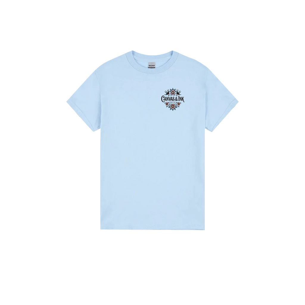 Light Blue front flat lay