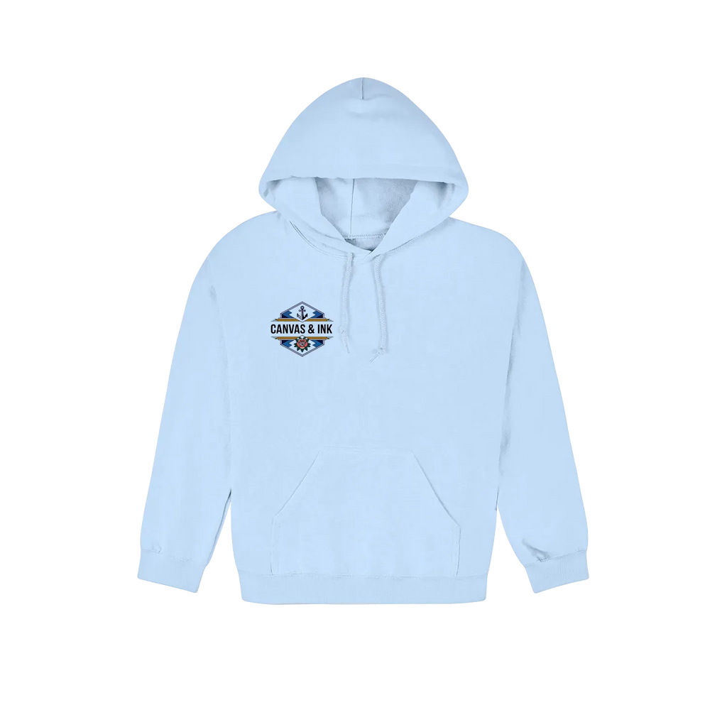 Light Blue front flat lay