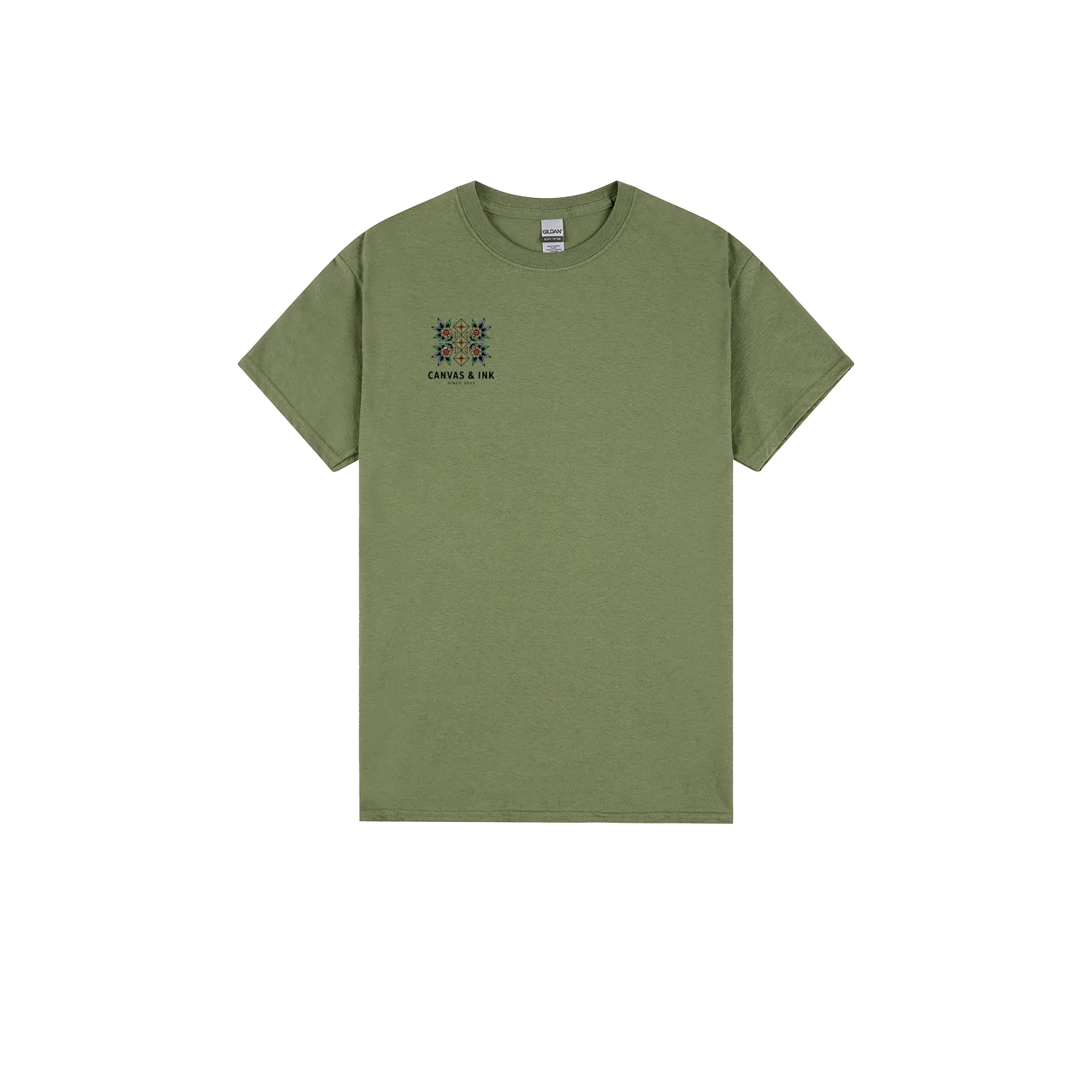 Military Green front flat lay