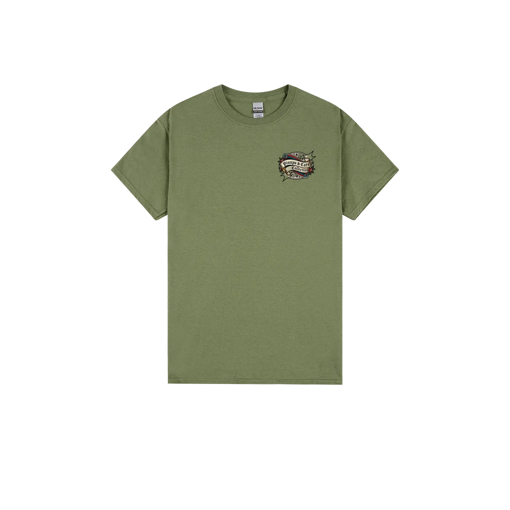 Military Green front flat lay