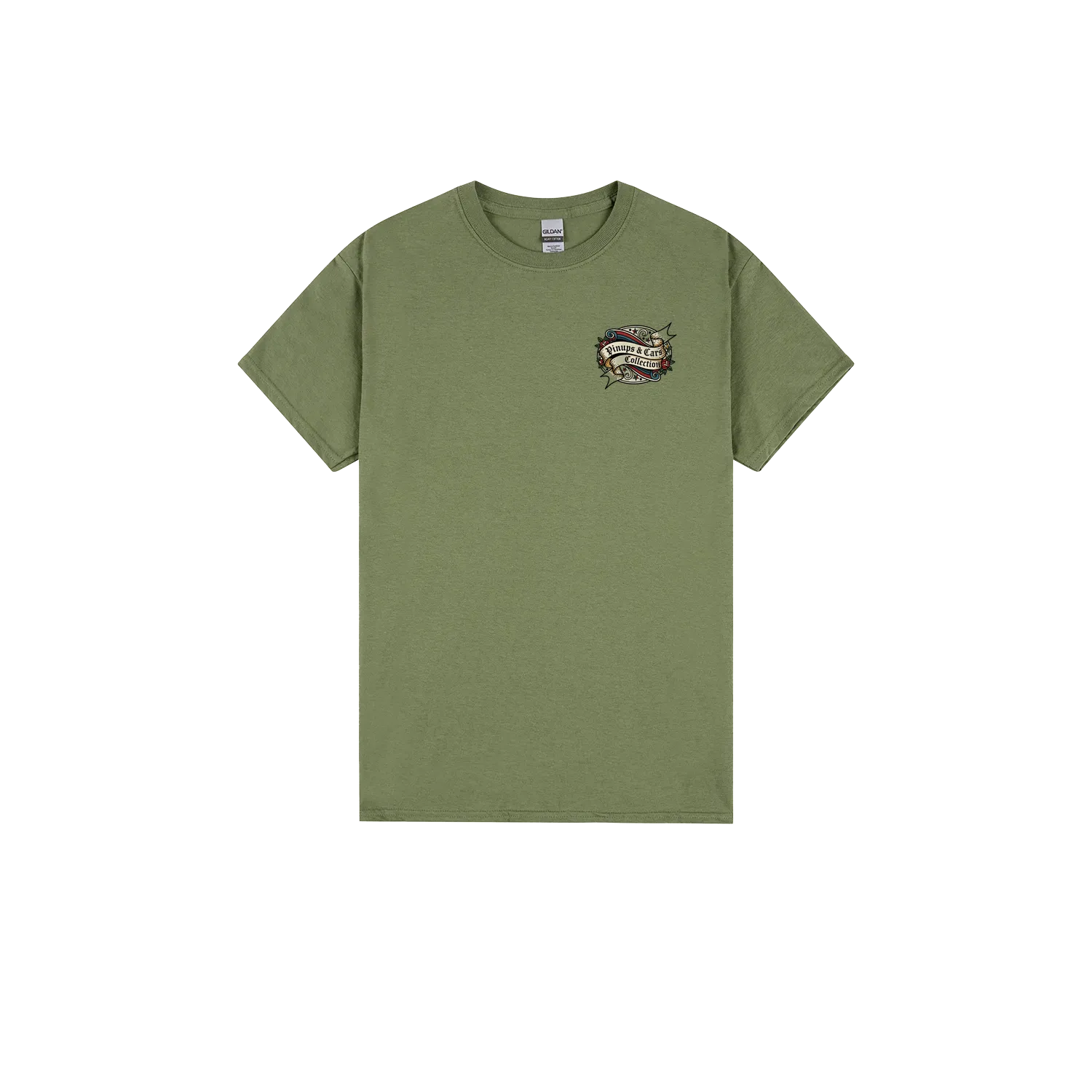 Military Green front flat lay