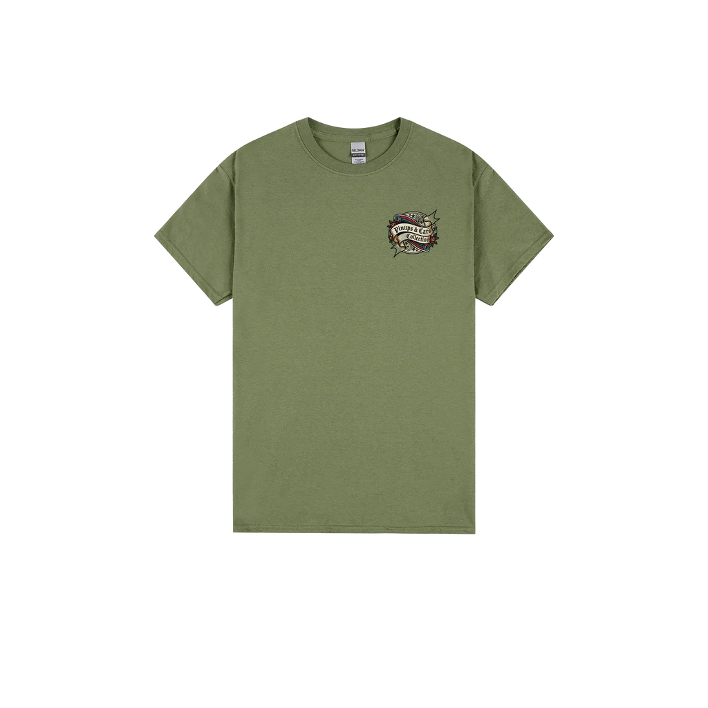Military Green front flat lay