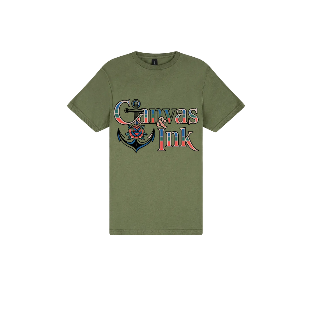 Military Green front flat lay