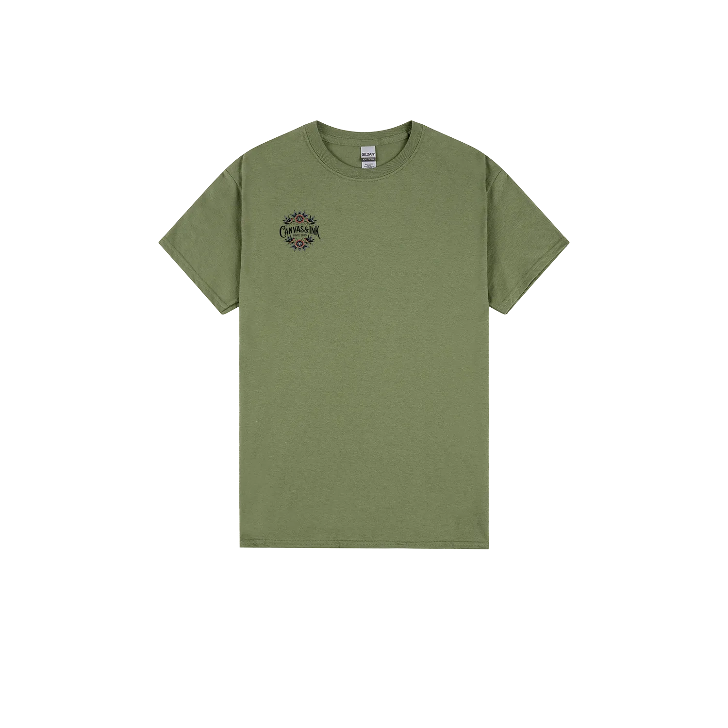 Military Green front flat lay