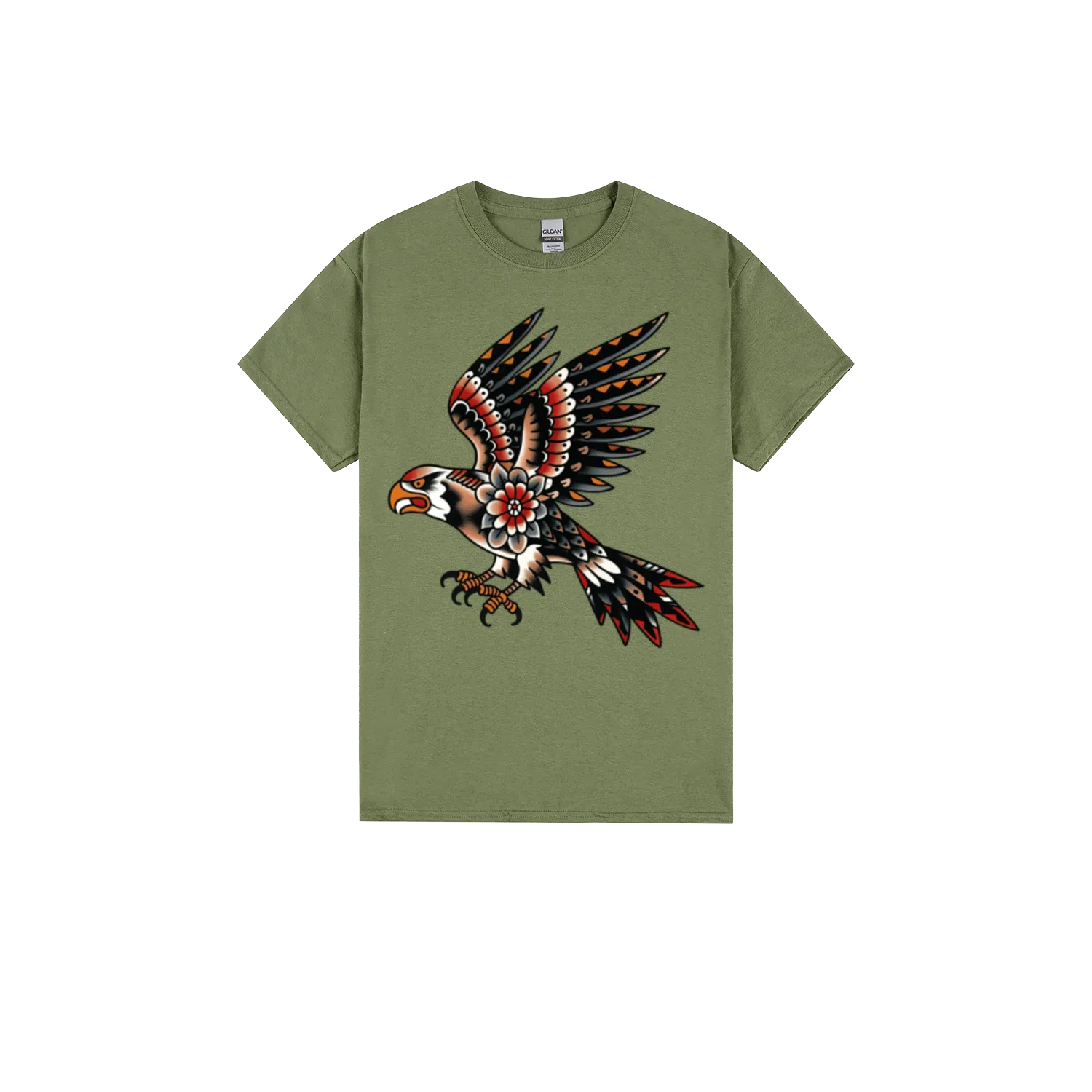 Military Green front flat lay