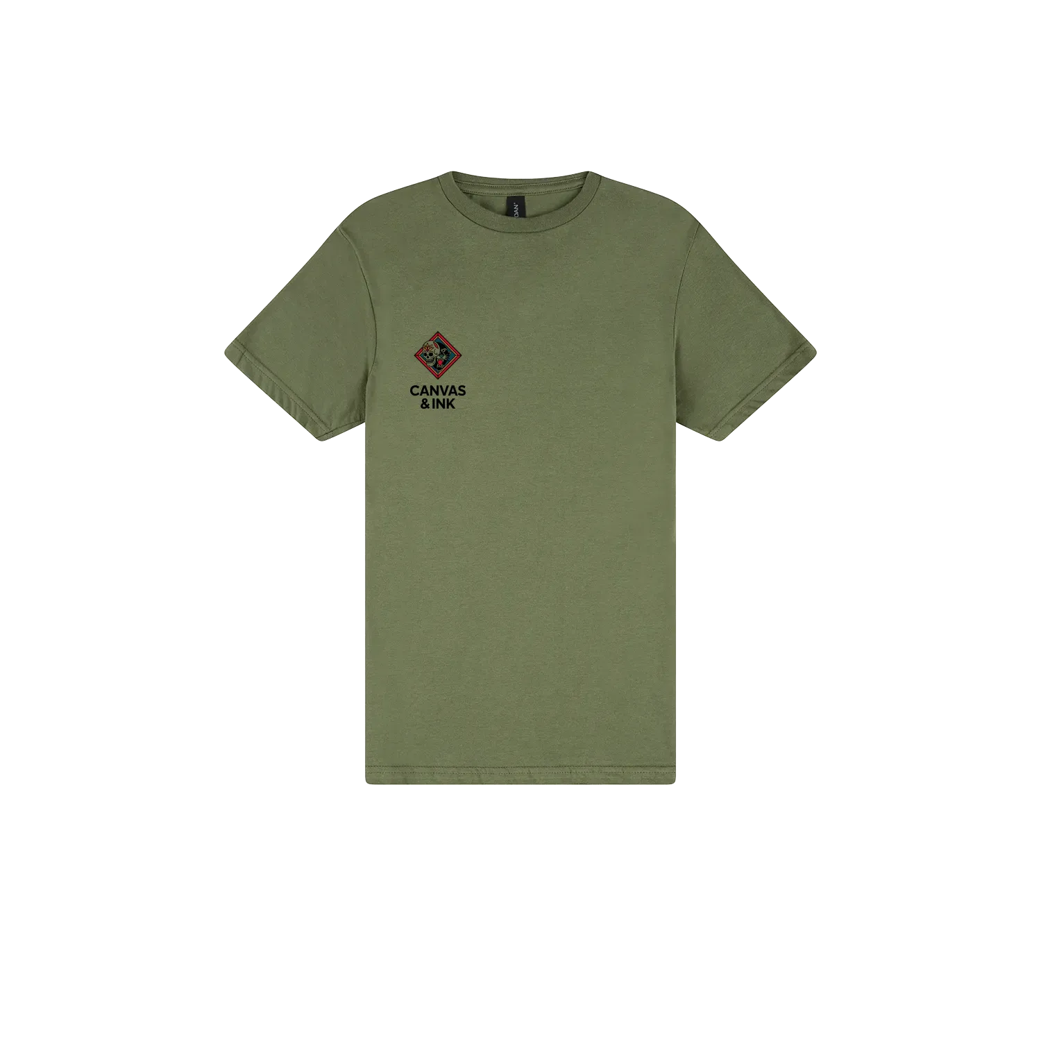 Military Green front flat lay