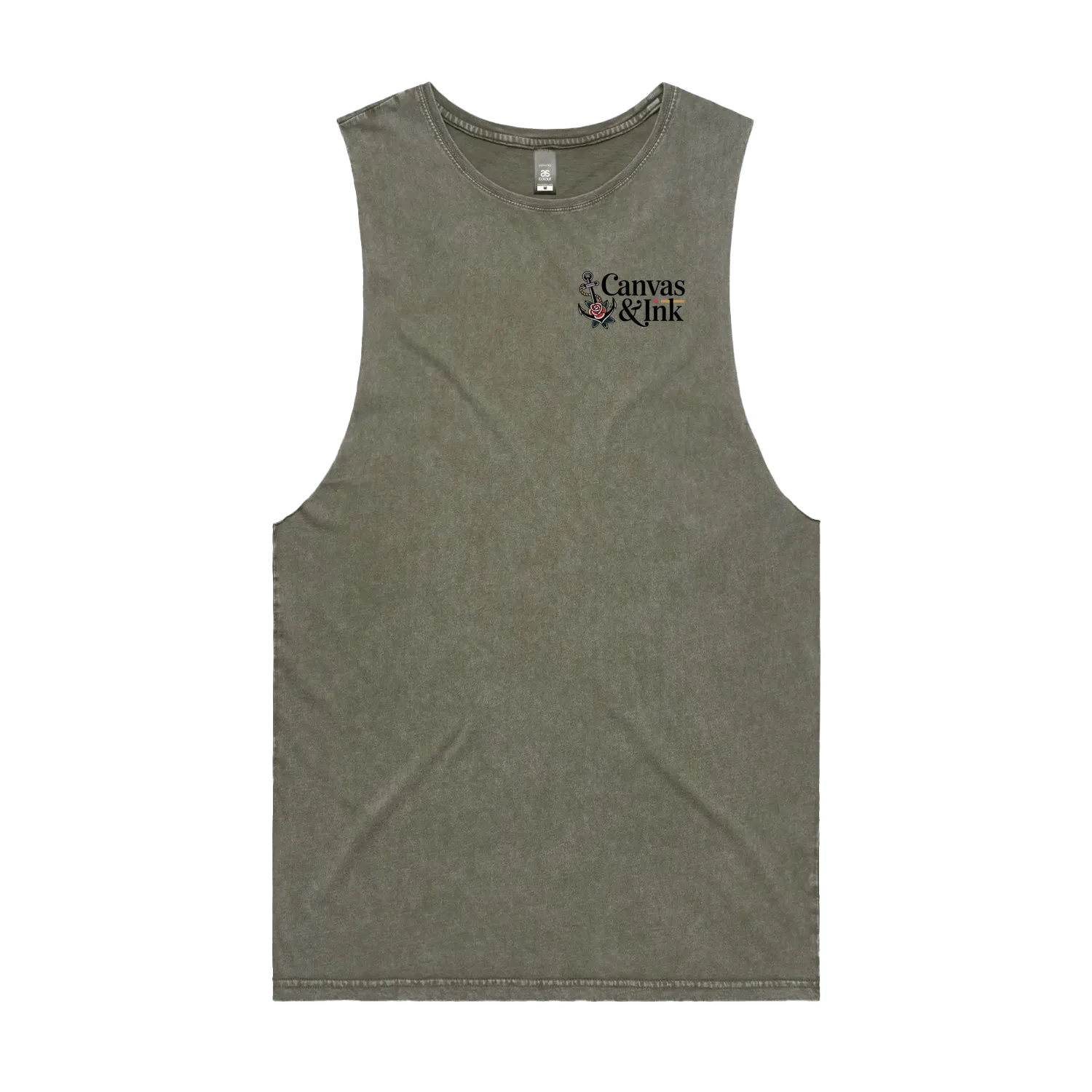 Moss Stone front flat lay