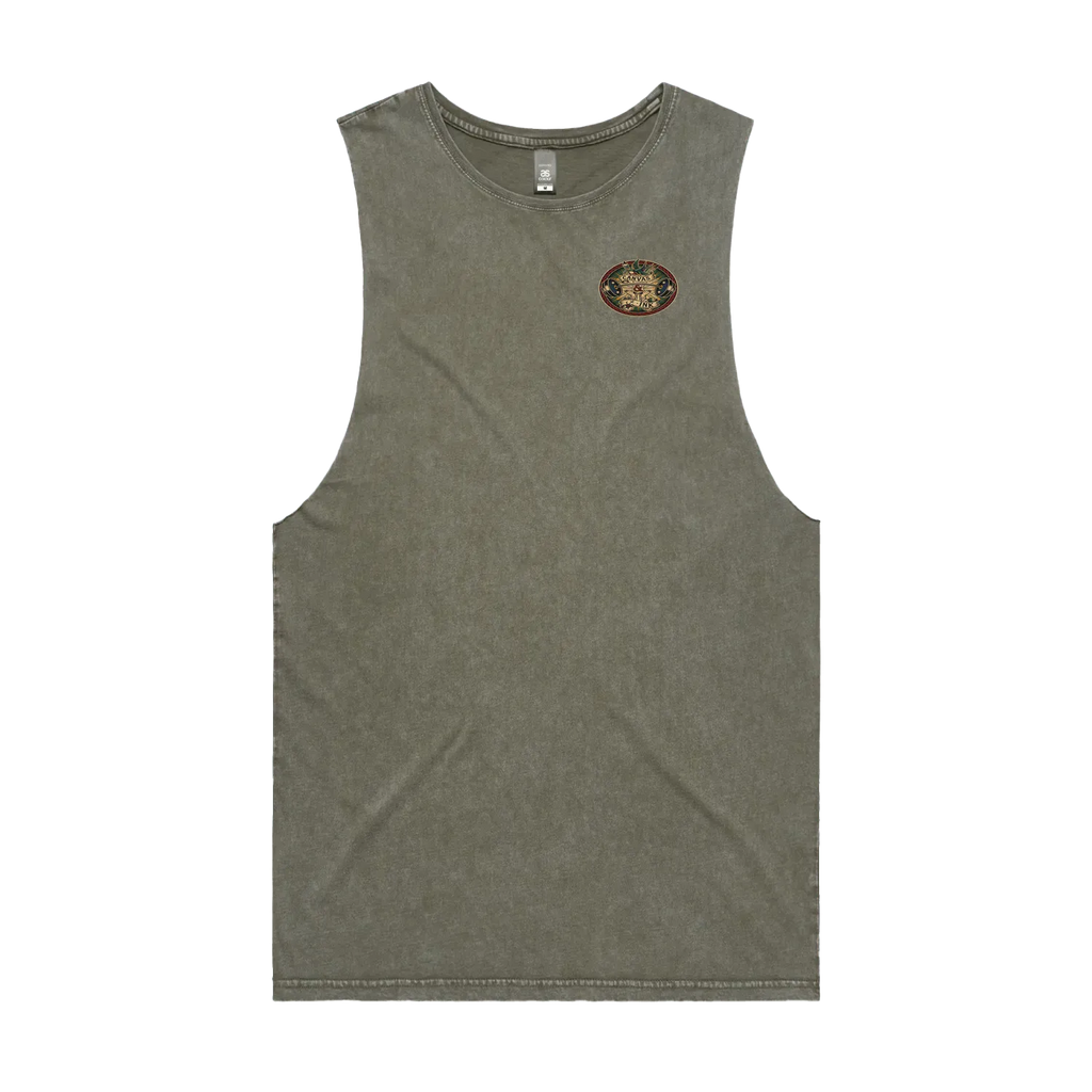 Moss Stone front flat lay