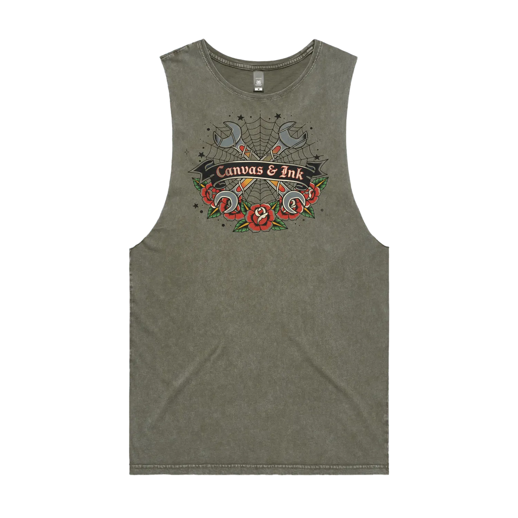 Moss Stone front flat lay