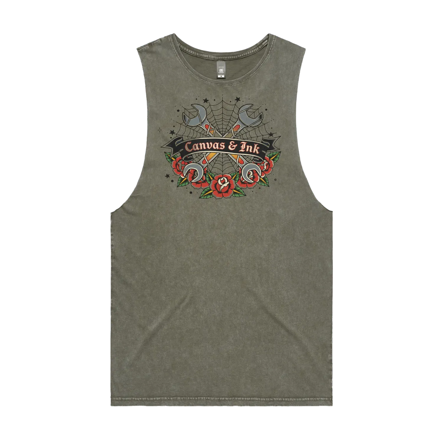 Moss Stone front flat lay