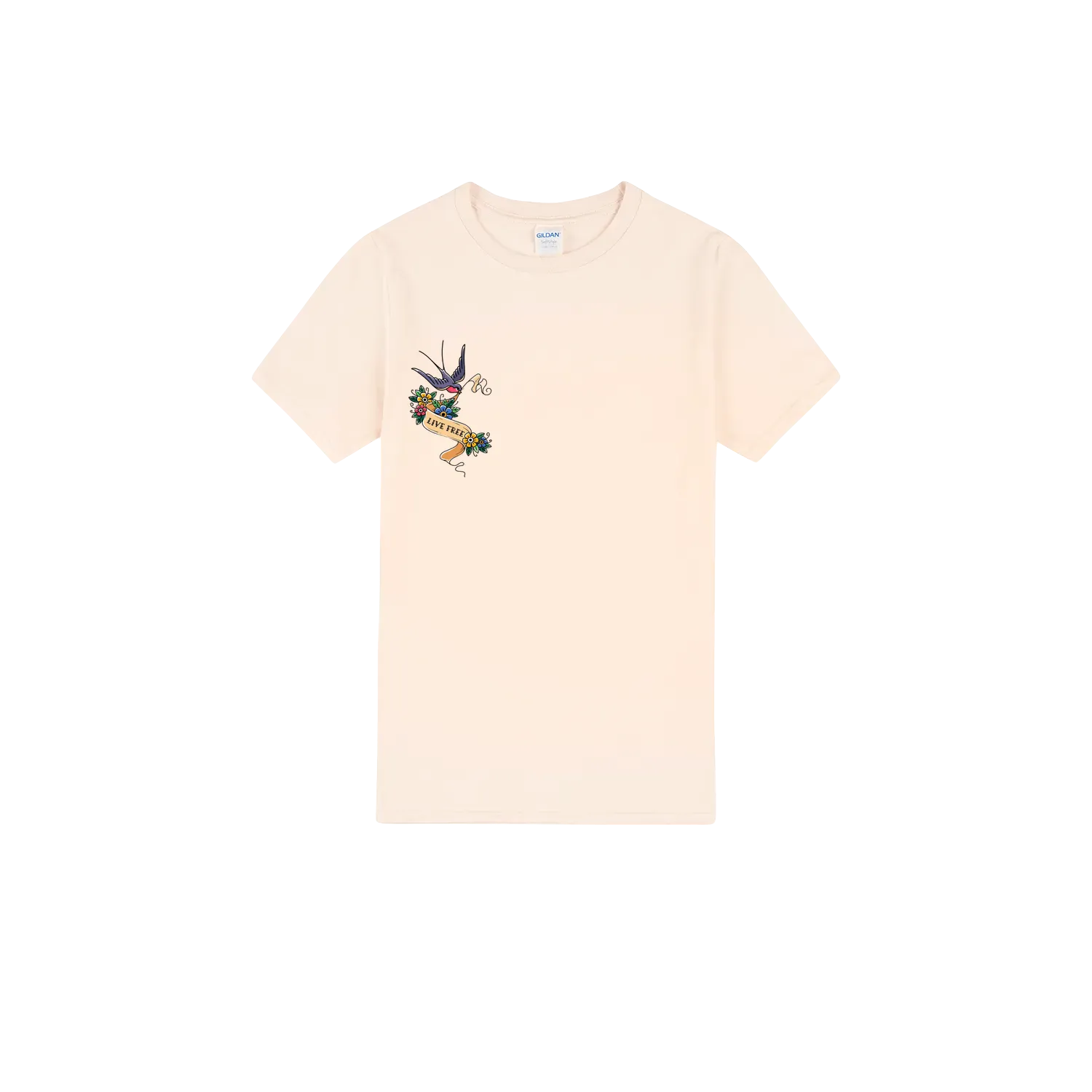 Natural front flat lay