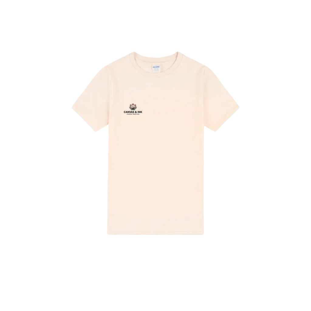 Natural front flat lay