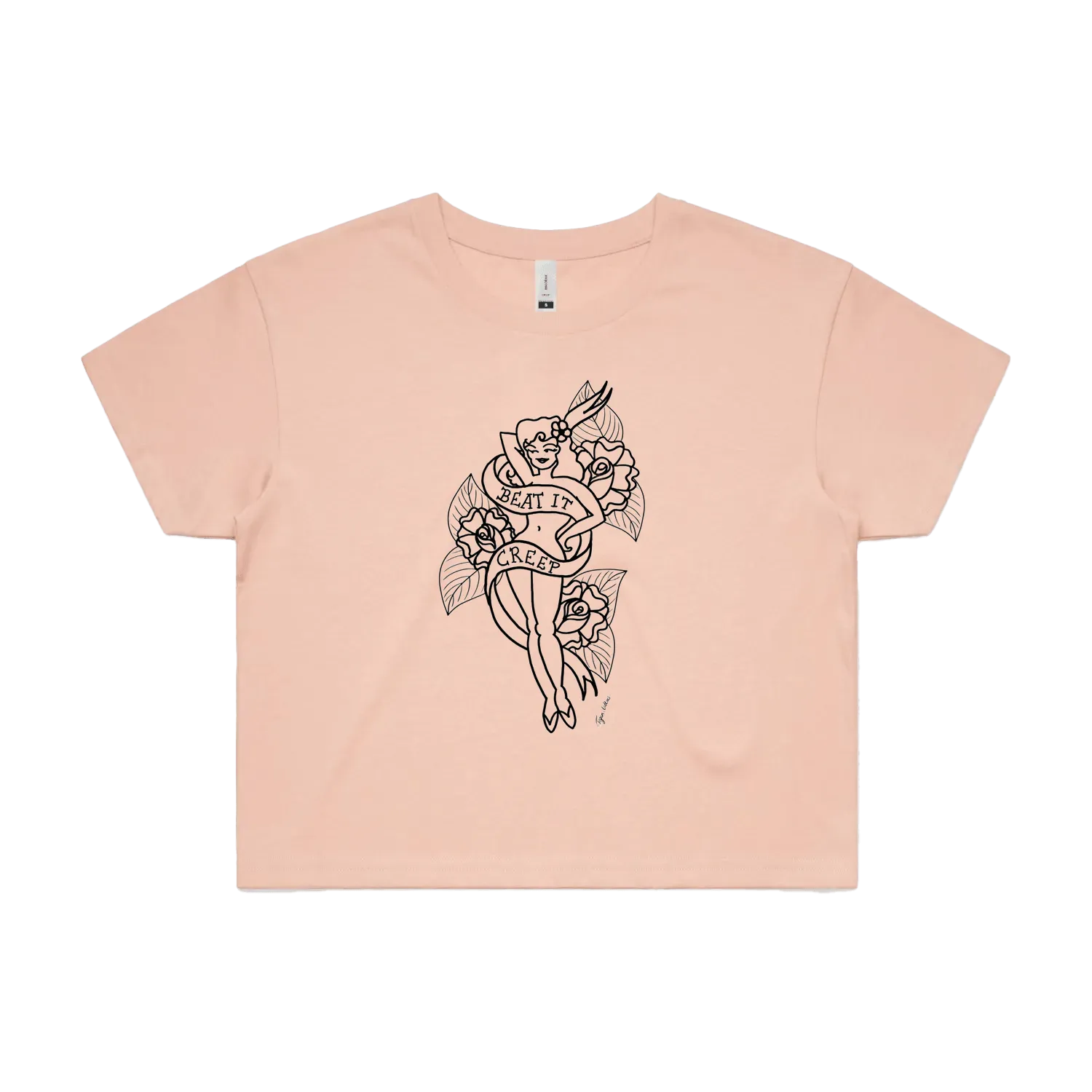 Pale Pink front flat lay