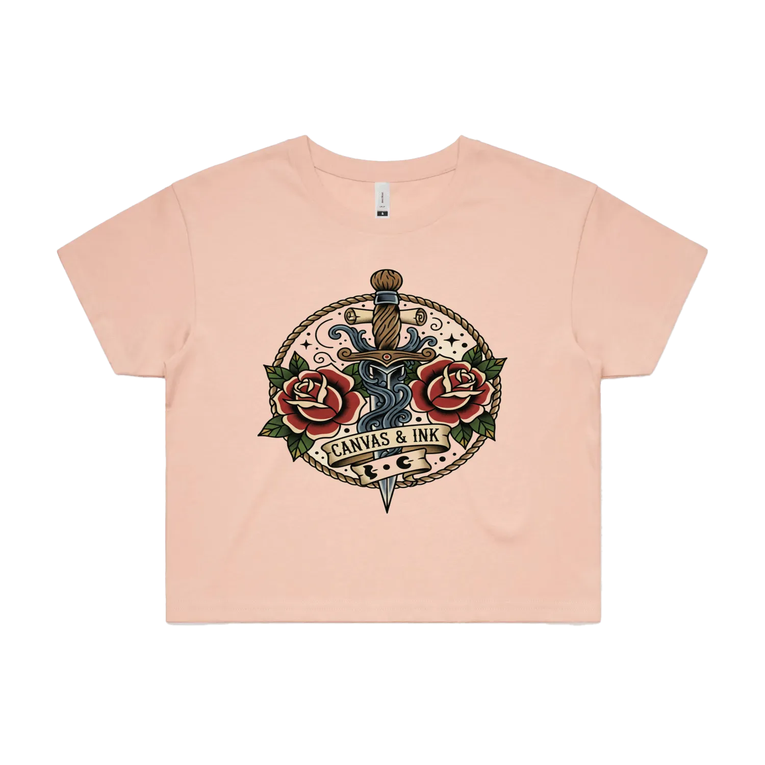 Pale Pink front flat lay