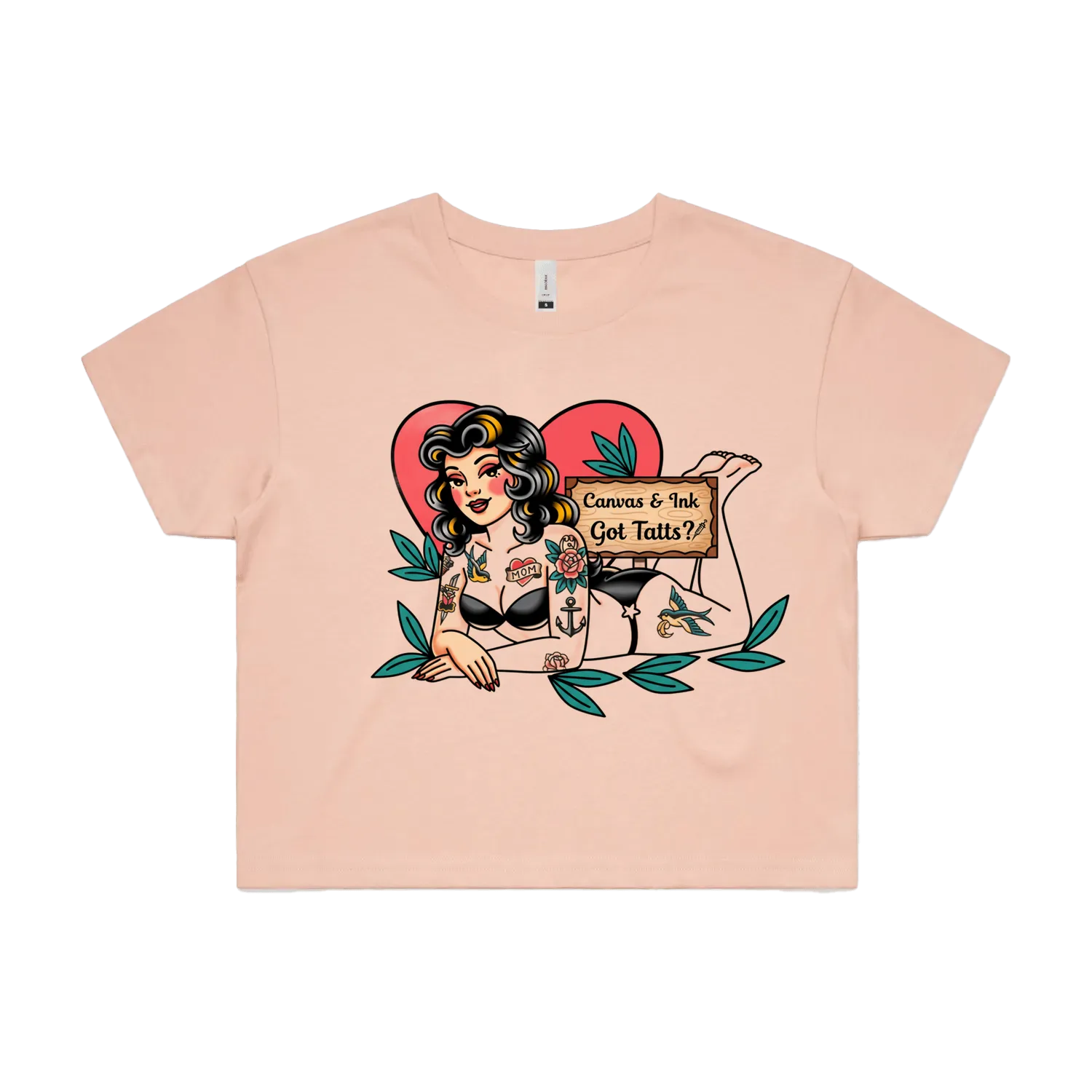 Pale Pink front flat lay