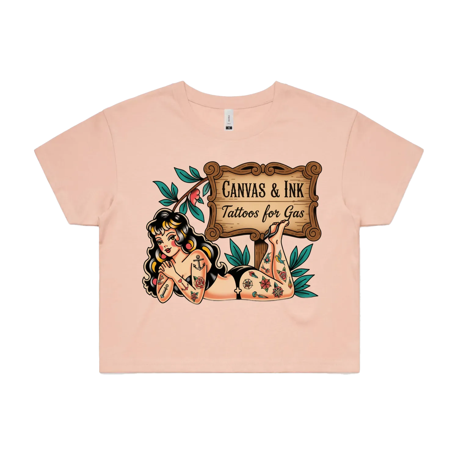 Pale Pink front flat lay