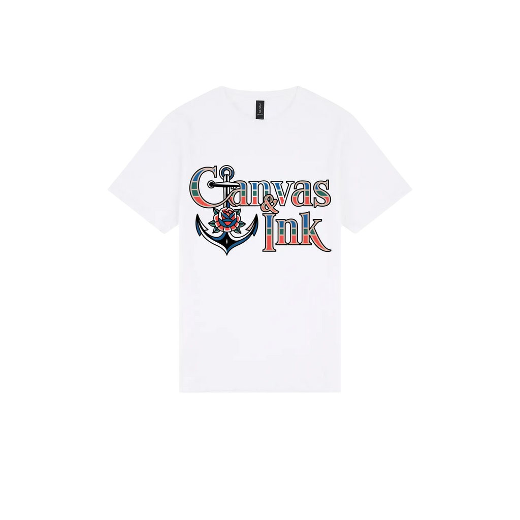 White front flat lay