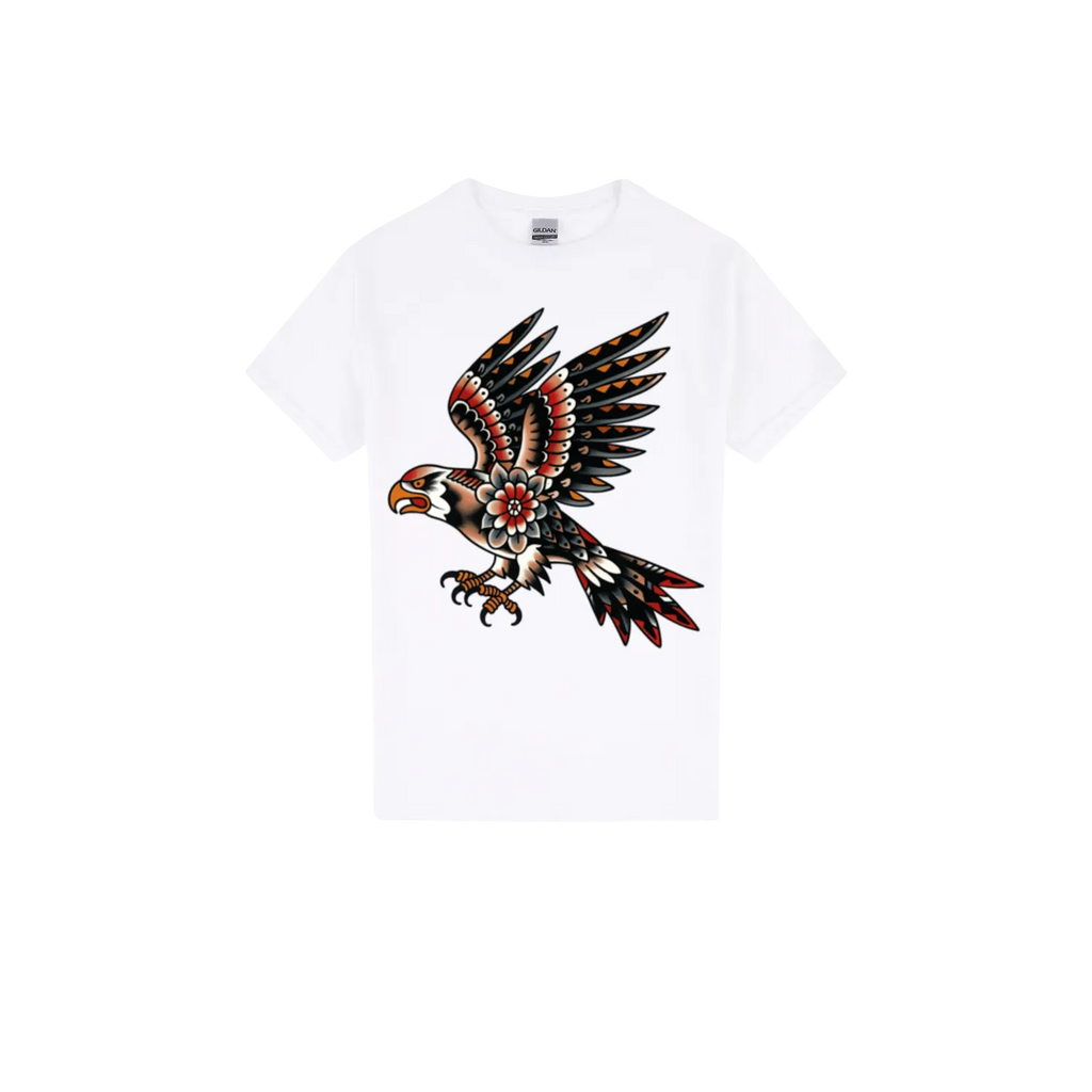 White front flat lay