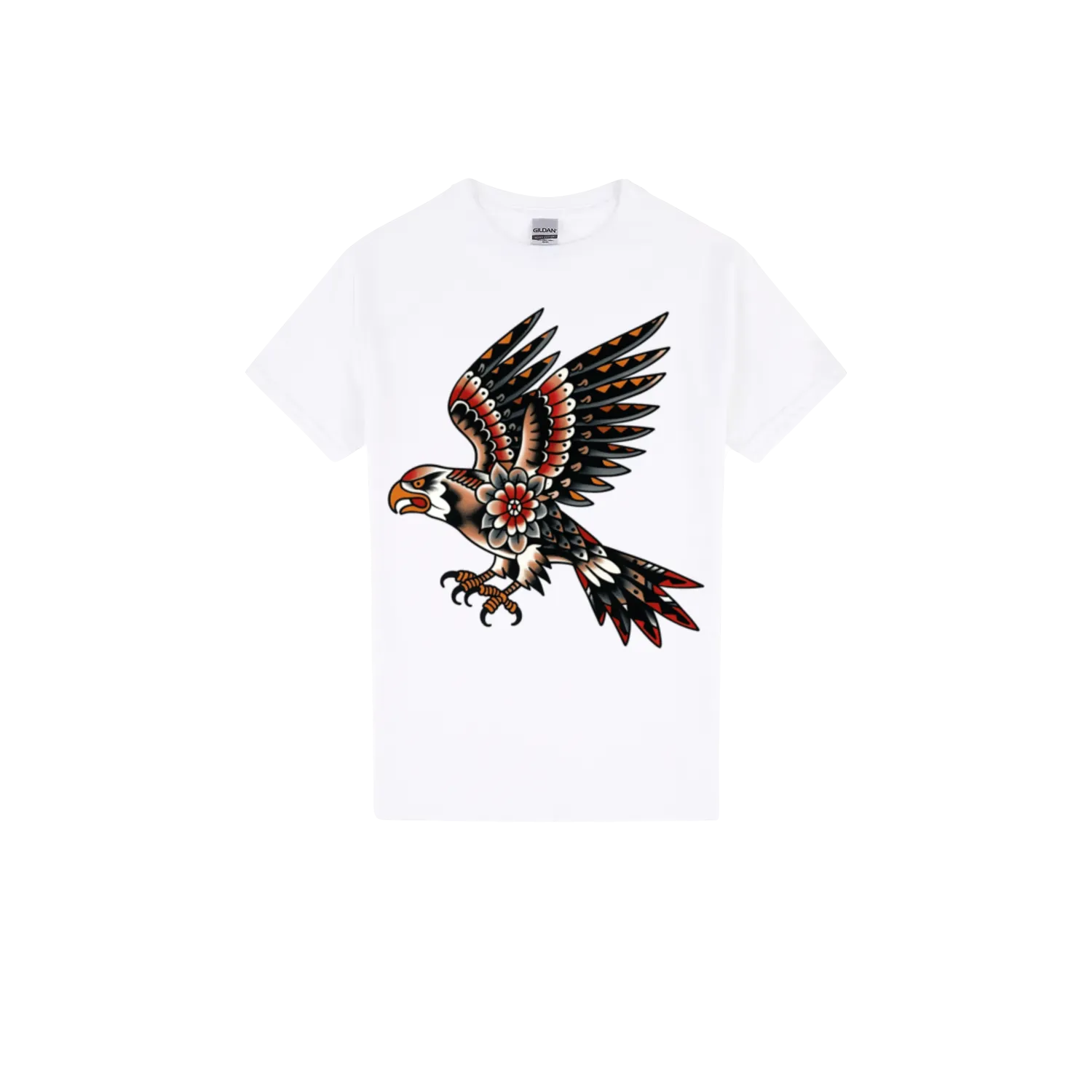 White front flat lay