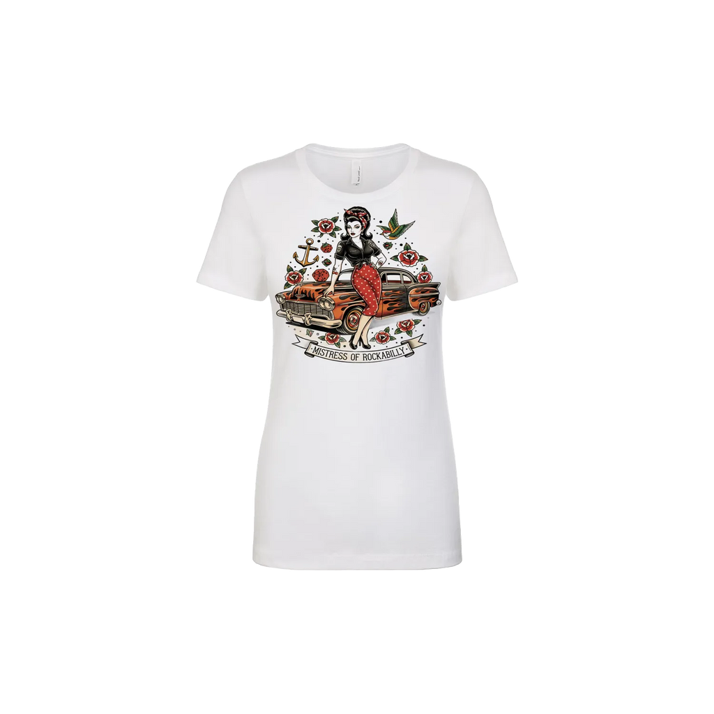 White front flat lay