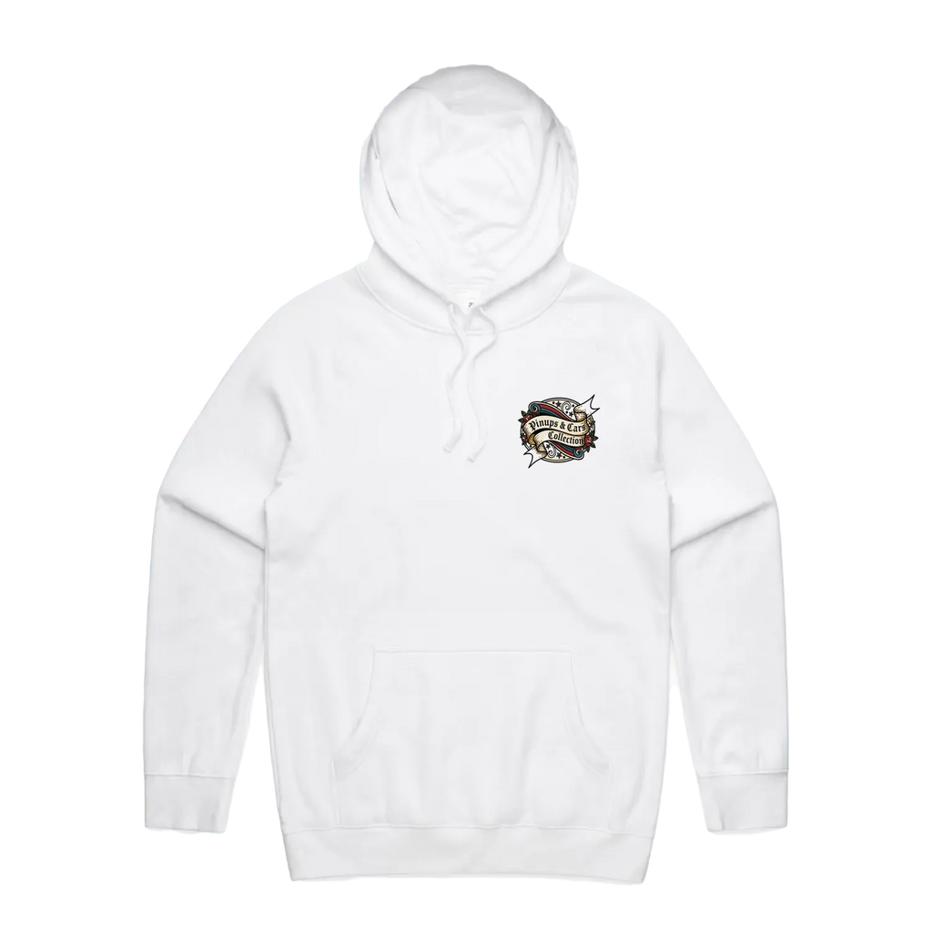 White front flat lay