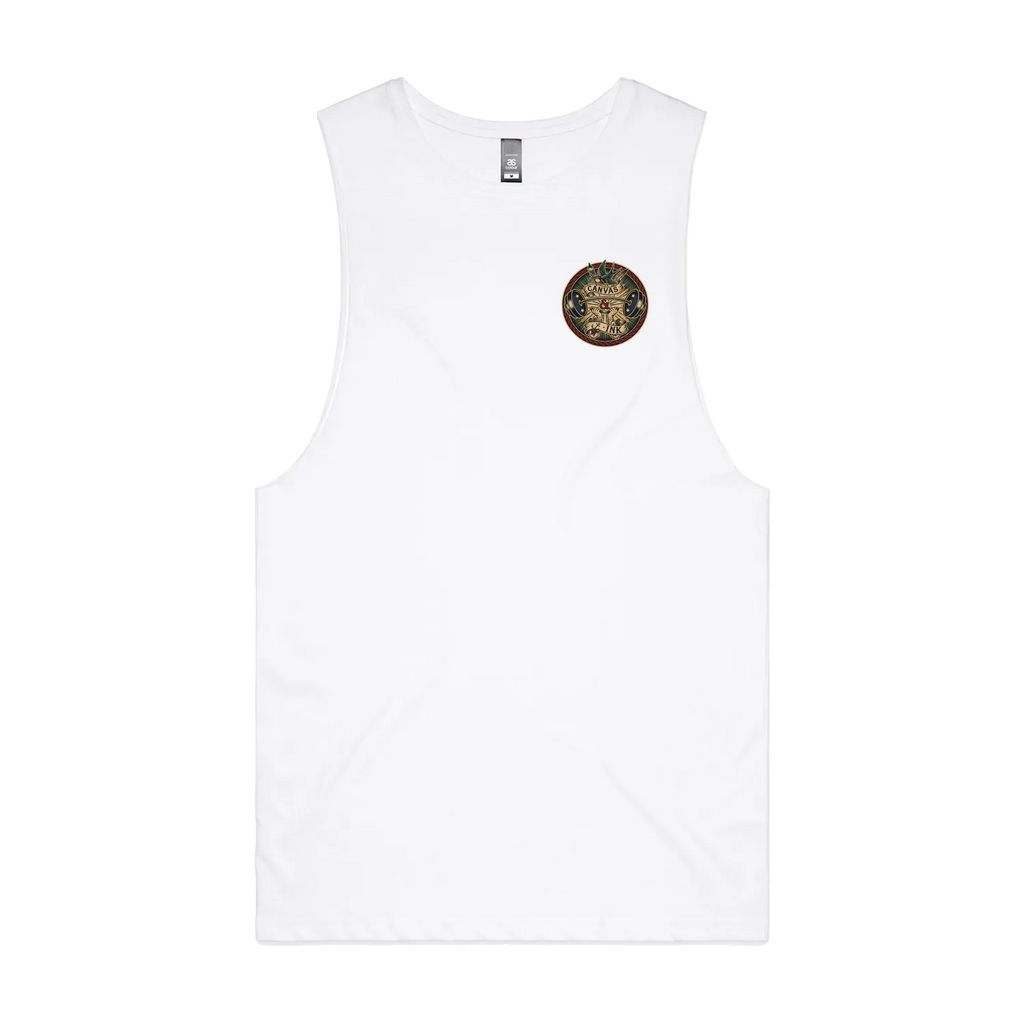 White front flat lay