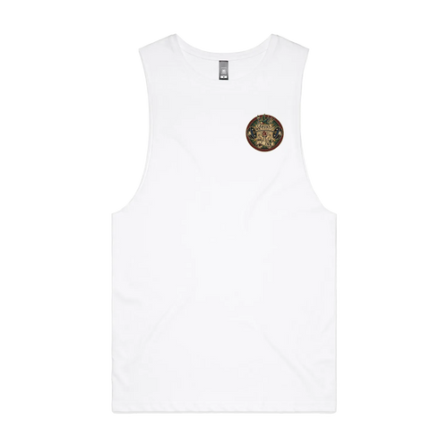 White front flat lay