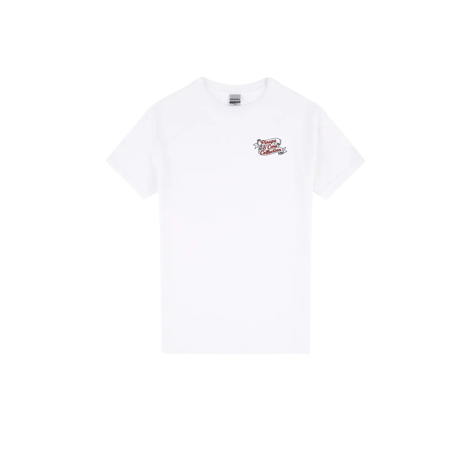 White front flat lay