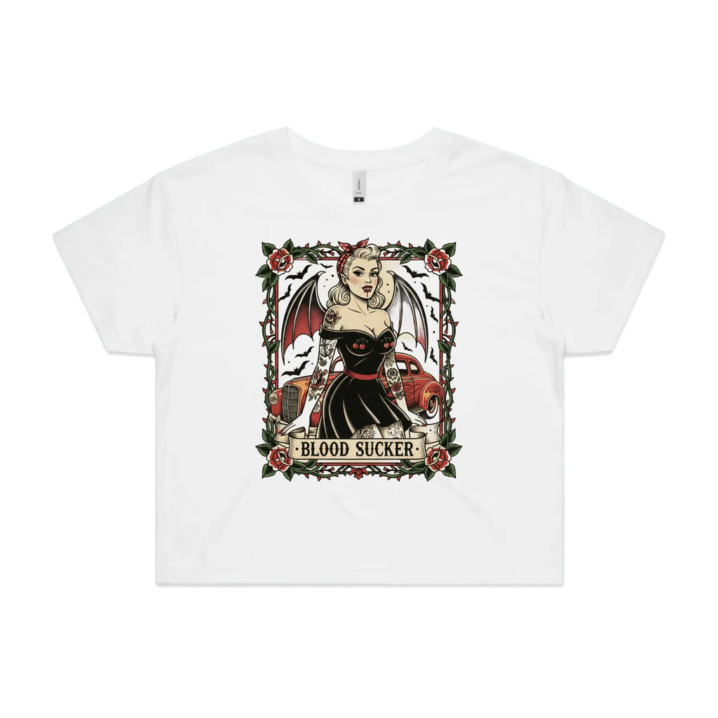 White front flat lay