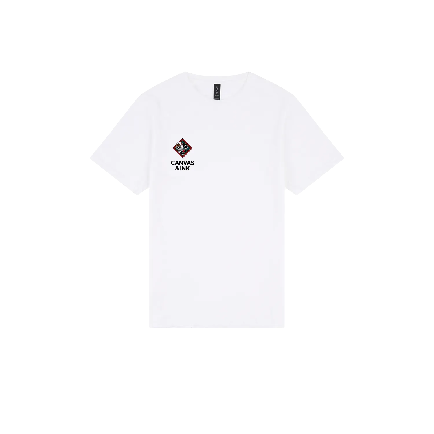 White front flat lay