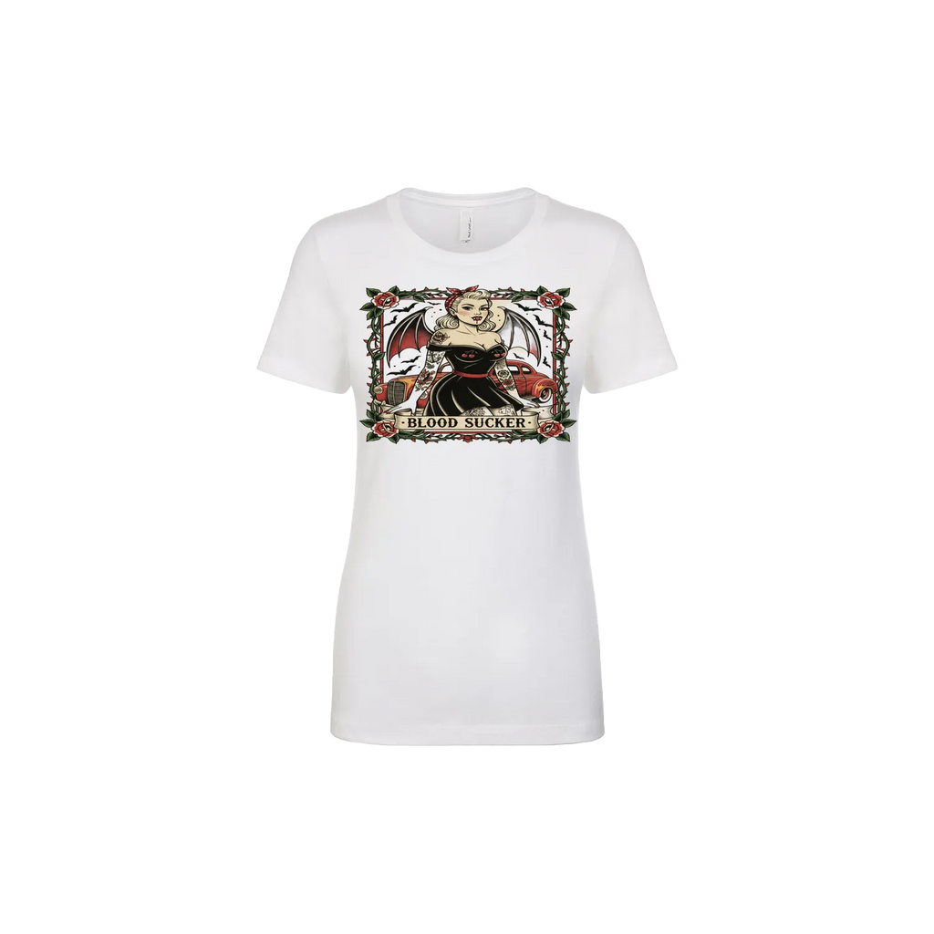 White front flat lay