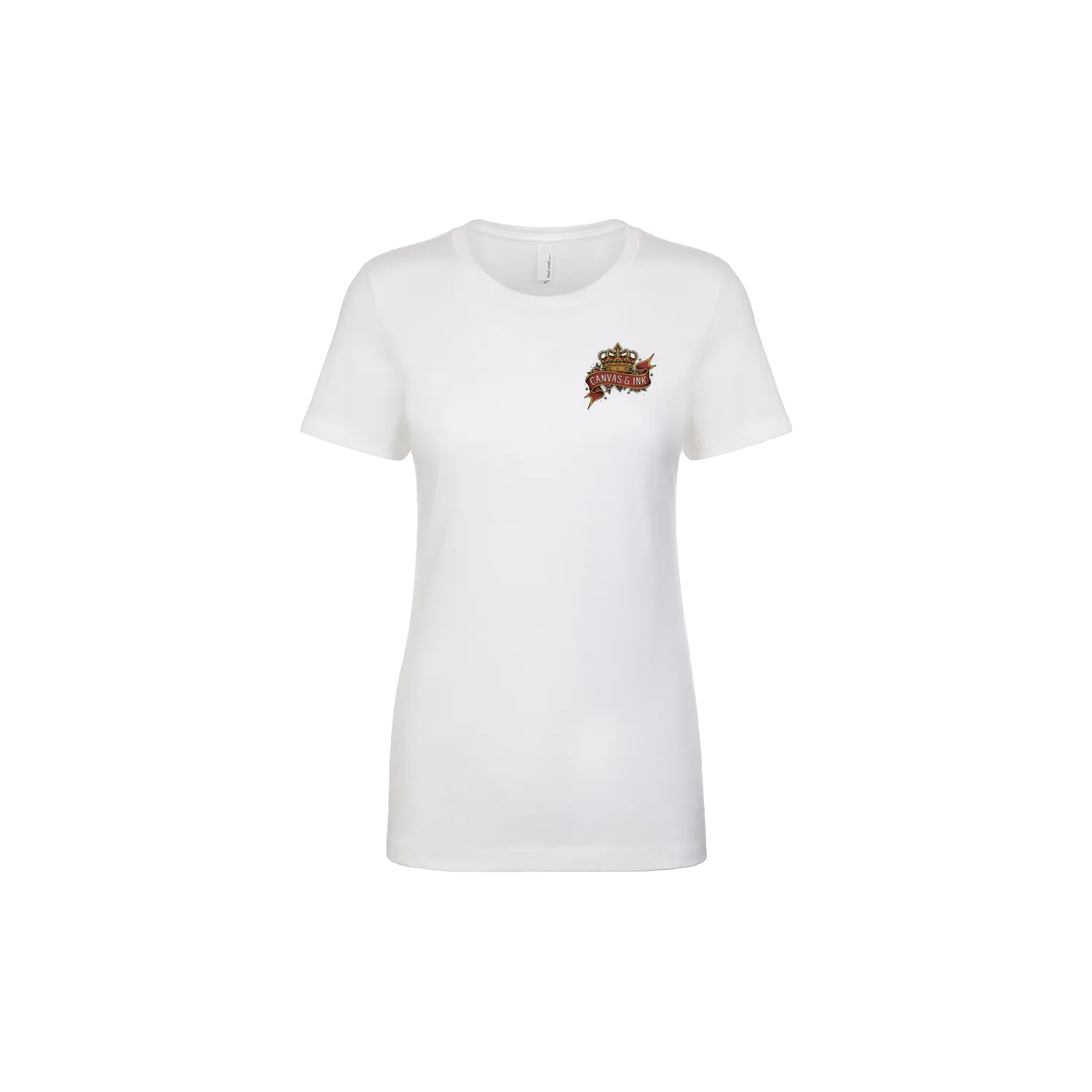 White front flat lay