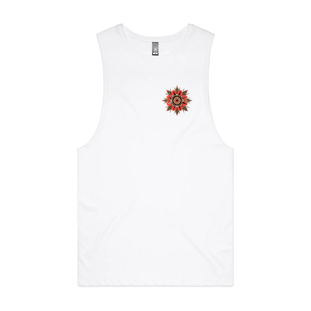 White front flat lay