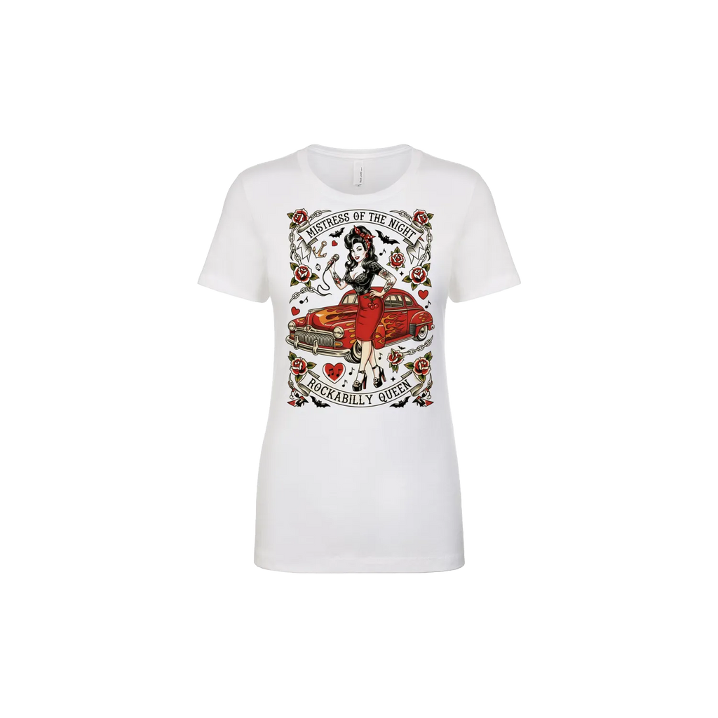 White front flat lay