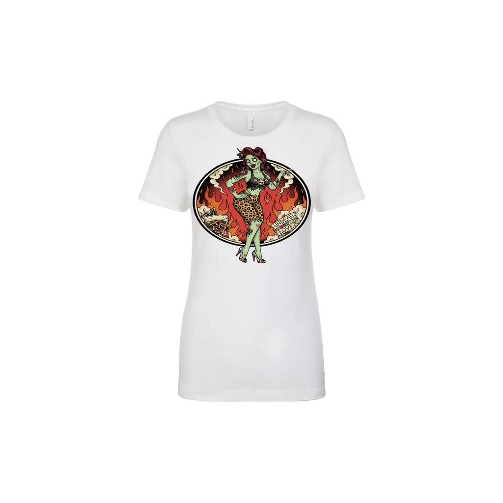 White front flat lay