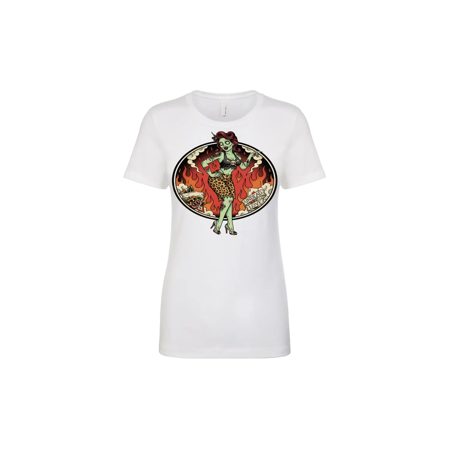 White front flat lay