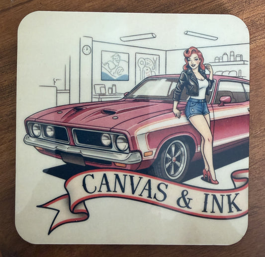 Cork Back Coaster - XB Coupe