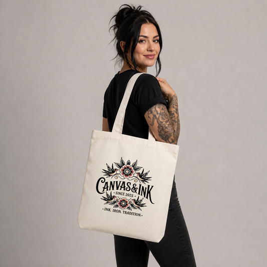 Canvas & Ink Logo Tote Bag