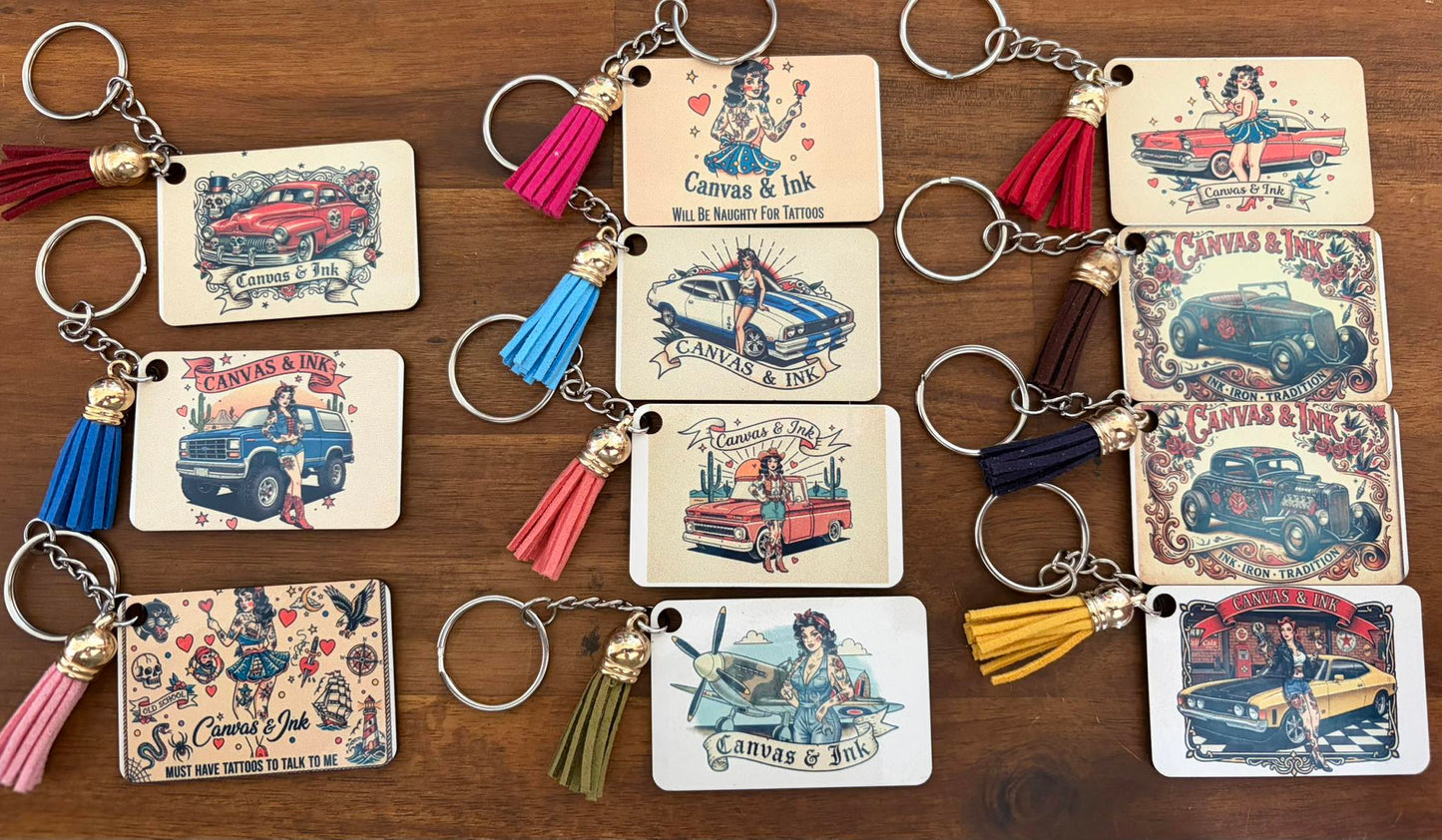 Tassle Keyring - ASSORTED