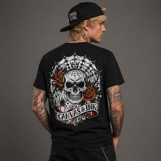 Webbed Skull T-Shirt